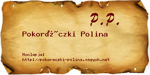 Pokoráczki Polina névjegykártya